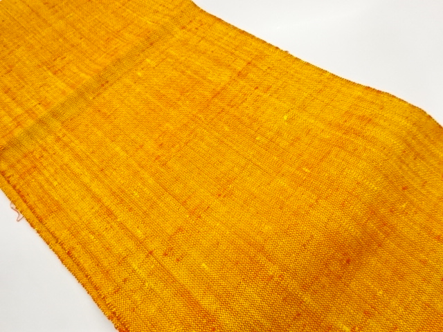 手織り真綿紬織柄名古屋帯